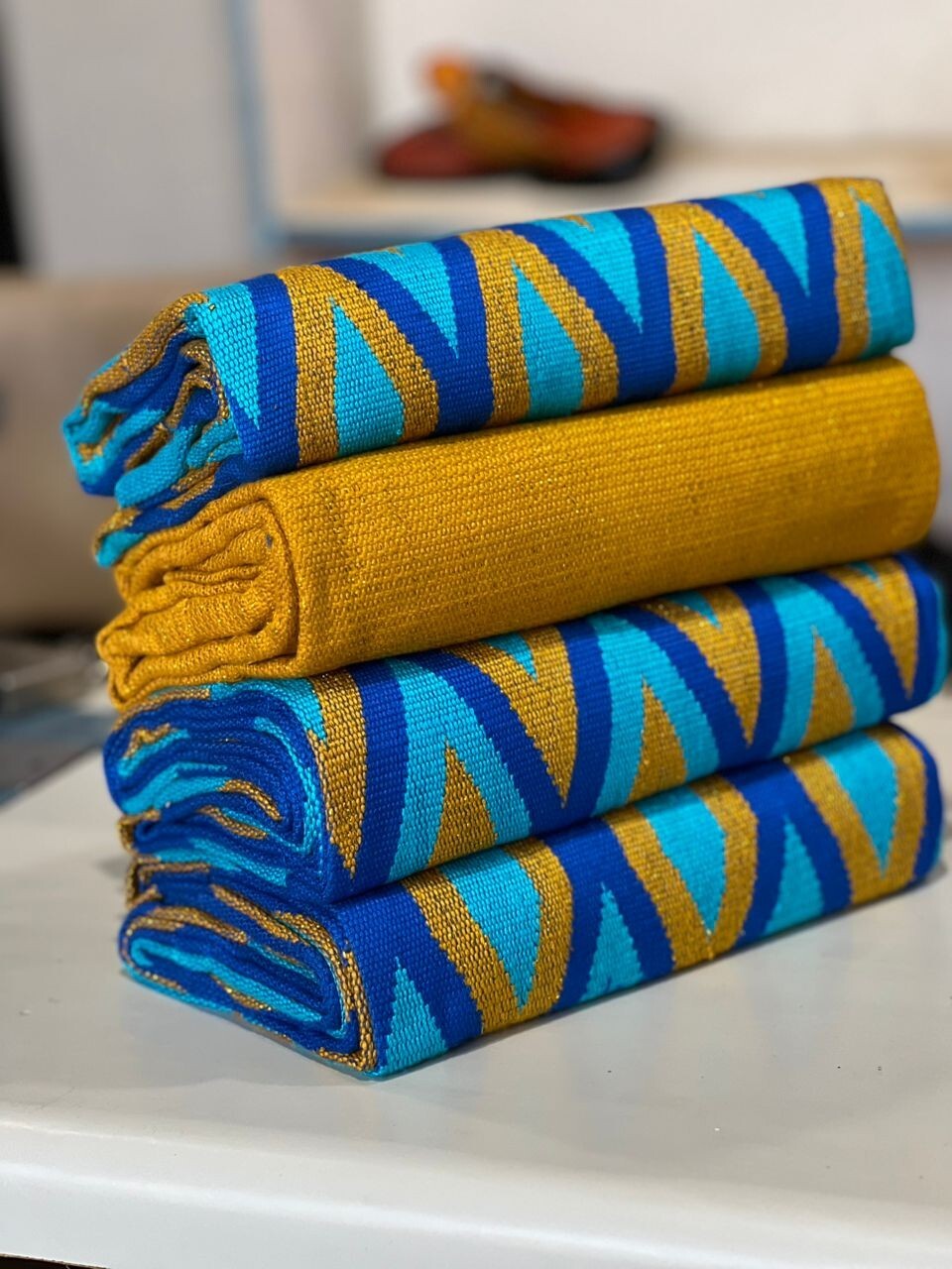 8 yards authentic kente,genuine handwoven, Kente fabric, African material
