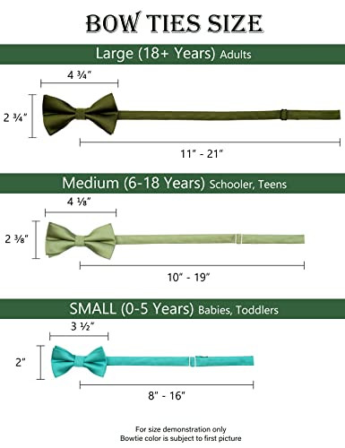 Pre-Tied Bow Ties, Formal Solid S – (0-5 yrs., babies, toddlers) 30 Blush Pink