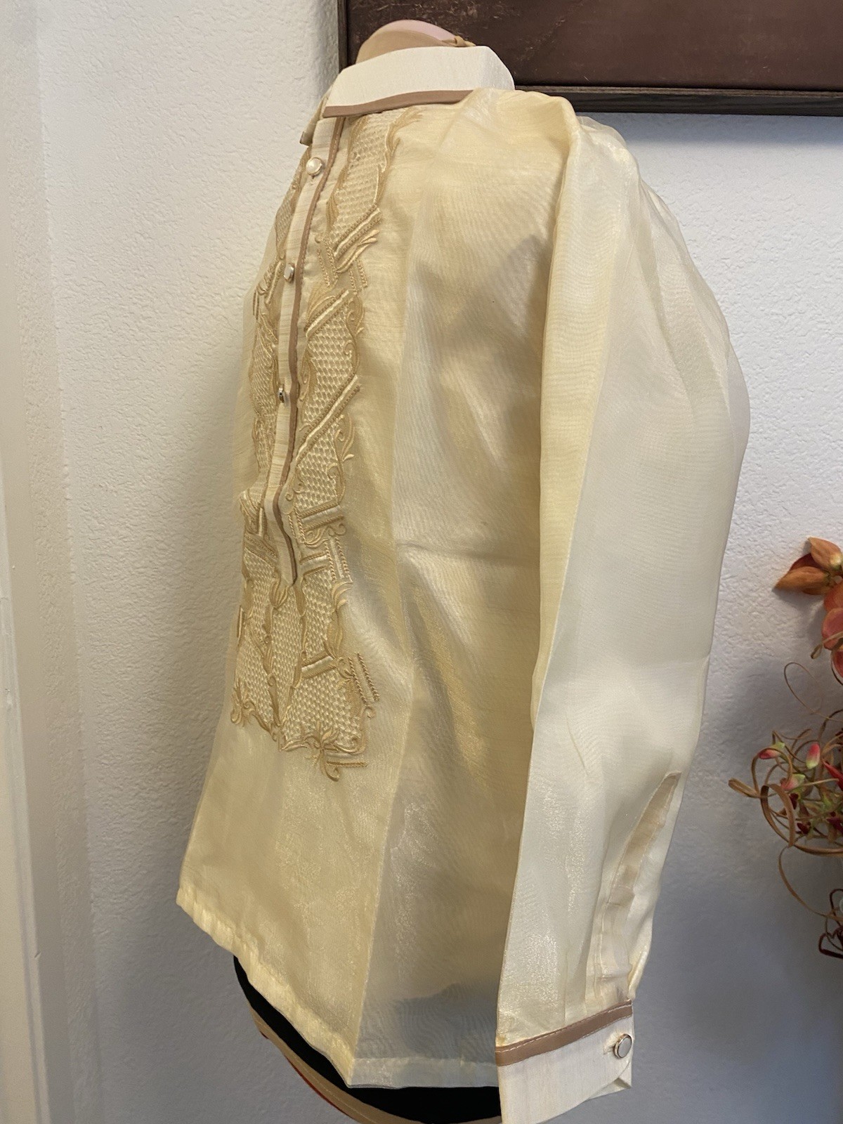 Barong Tagalog Size 20 Double Lining For Boys