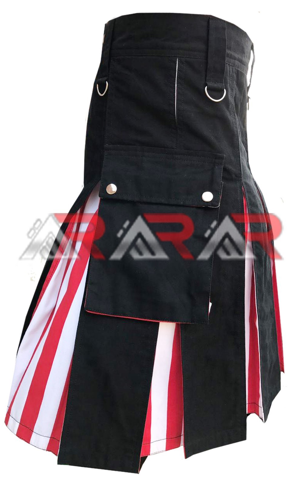 Men’s Utility kilt Scottish Hybrid Kilts Highland US America Flag All Size AAR