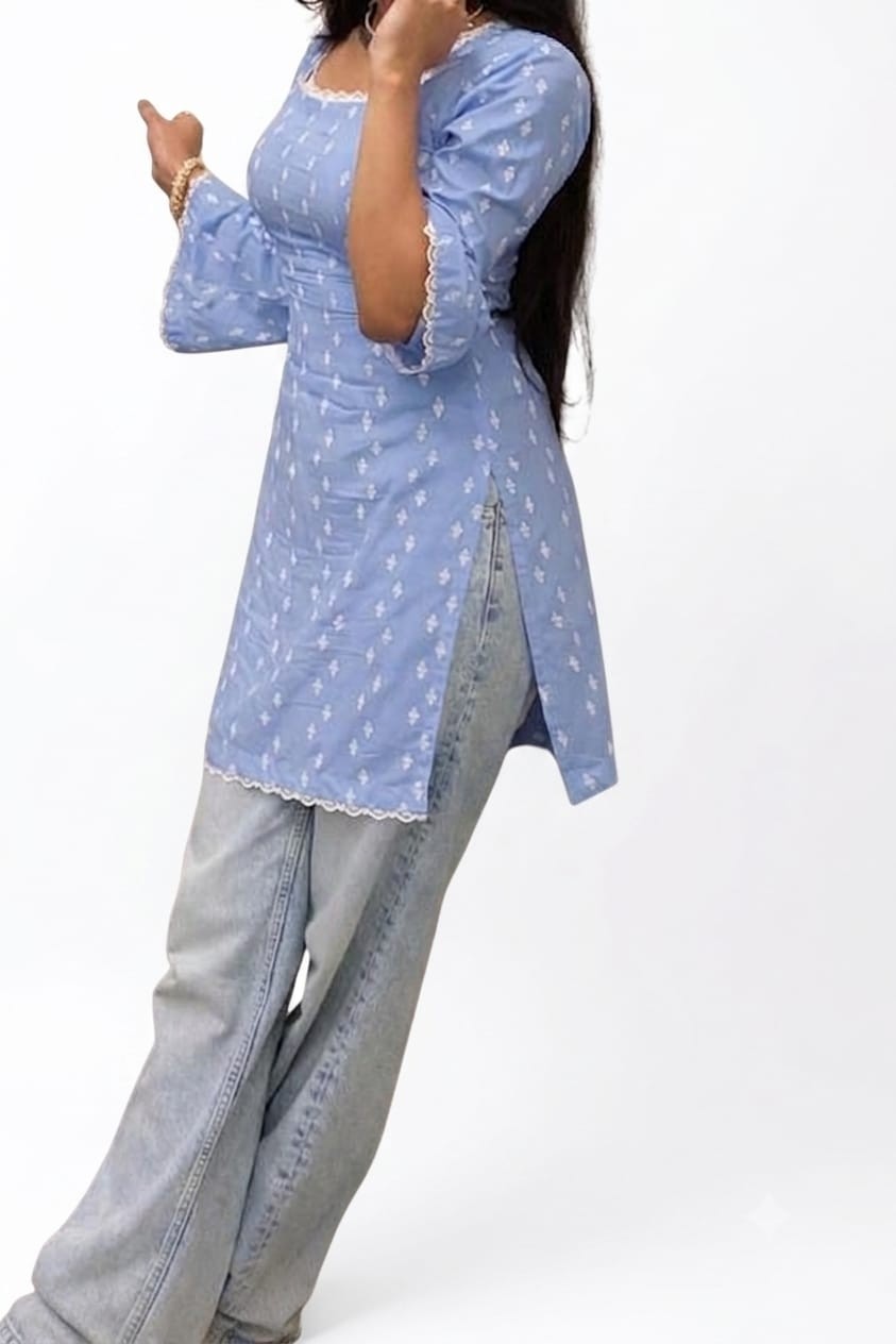 Indian Ethnic Short kurti for women ( SIZE -XS-S-M-L-XL ARE AVAILABLE )
