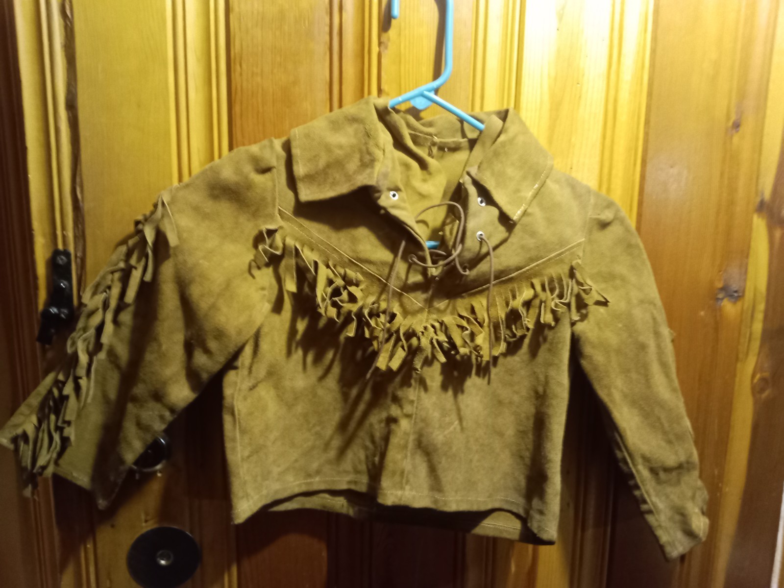 Native American Child Size Fringe Buckskin Shirt