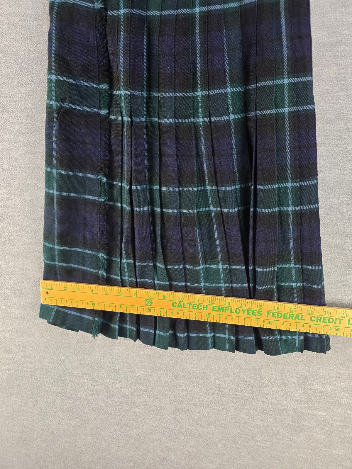 Strathmore Pure New Wool Scotland Kilt Age 12