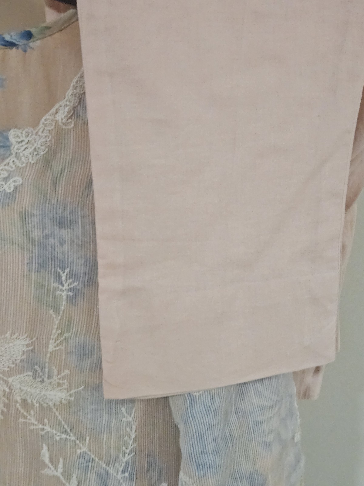 3 Piece Set Pink Indian Pakistani Kurta Dress Women’s Size Medium Kameez