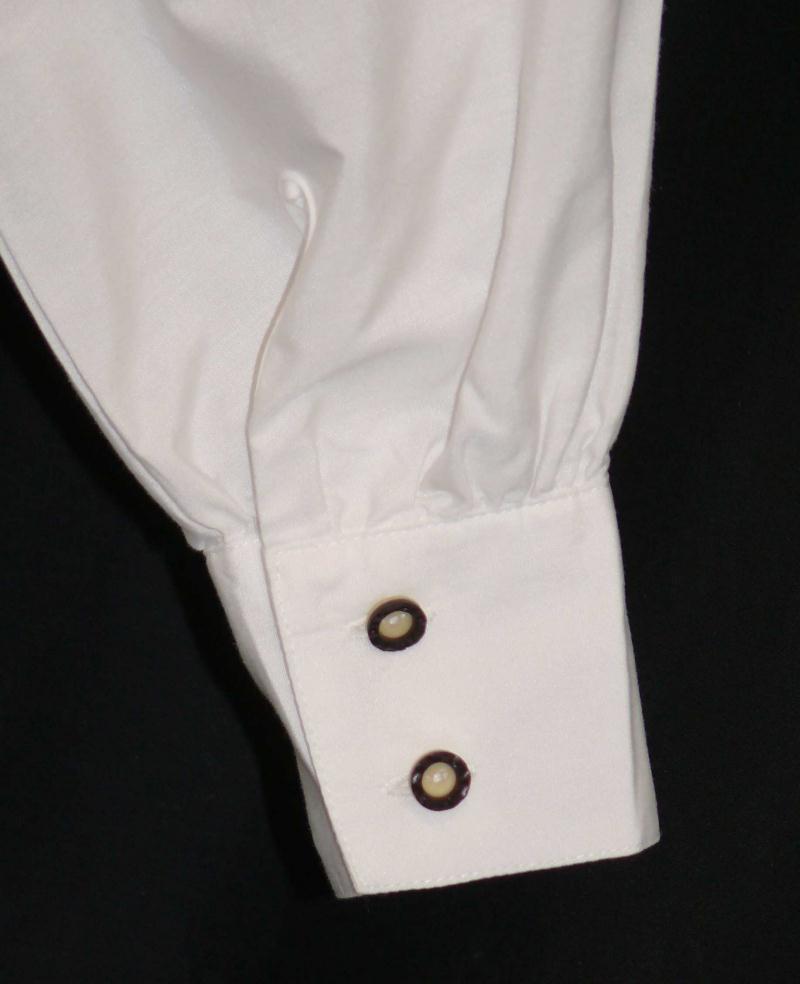 L Bust 43″ / WHITE LACE German BLOUSE Shirt Top RUFFLE Skirt Suit Dirndl Western