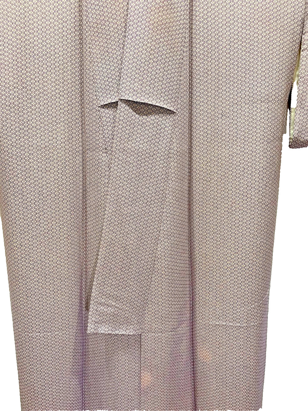 Vintage Komon Kimono Japan Silk Chirimen Edo Komon Katazome Royal Purple Yuki64