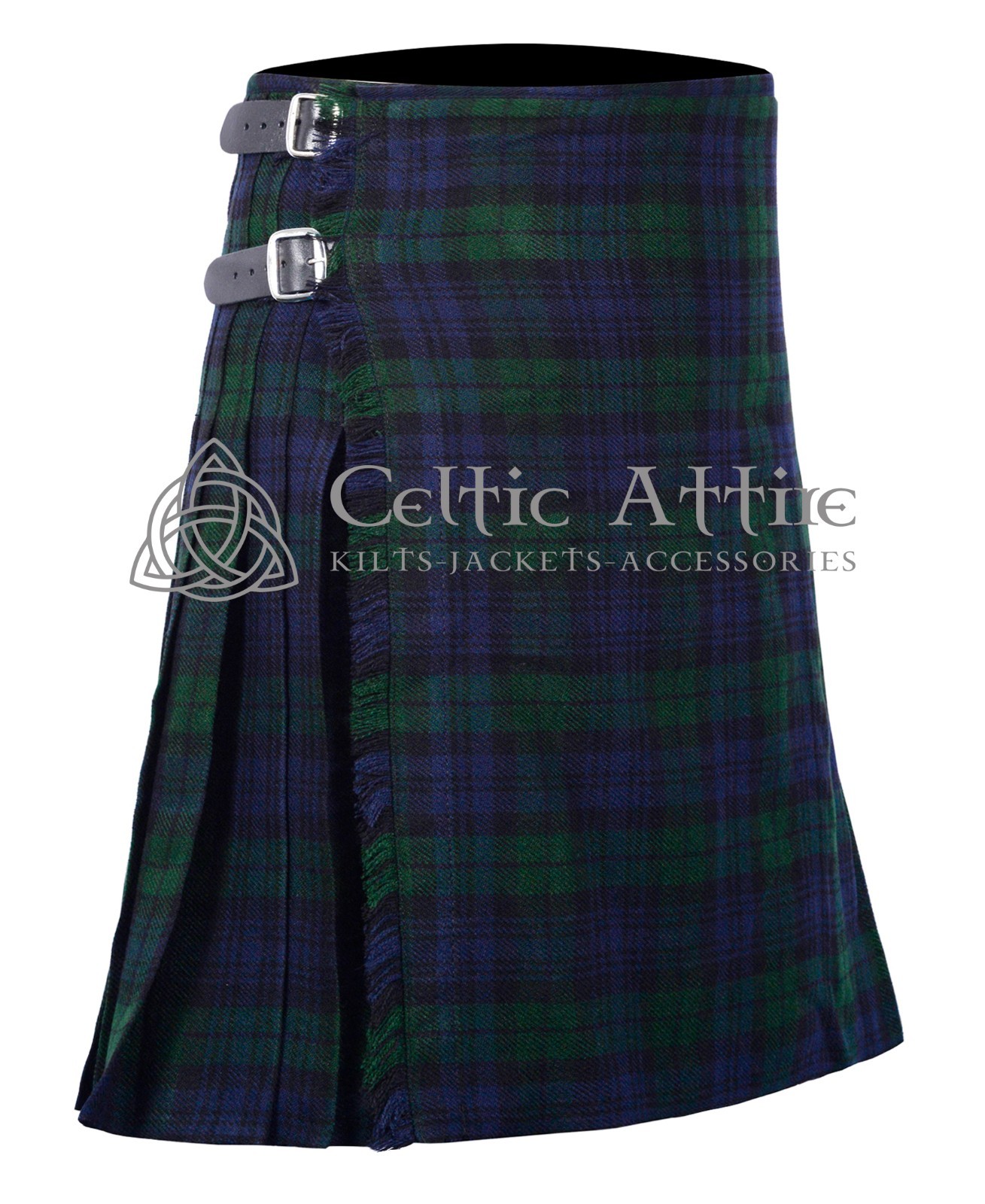 Black Watch Tartan Scottish 8 Yard Kilt – Custom Made By Celtic Attire