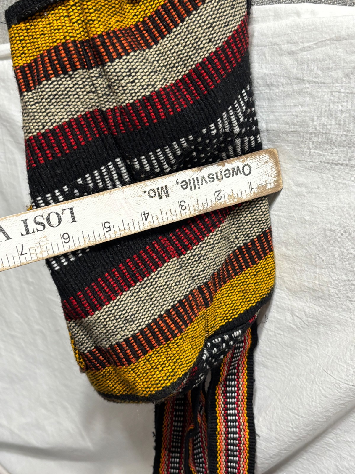 Mexico Traditional Colors Guatemala Peru RASTA woven BACKPACK 10″ Bag Tote