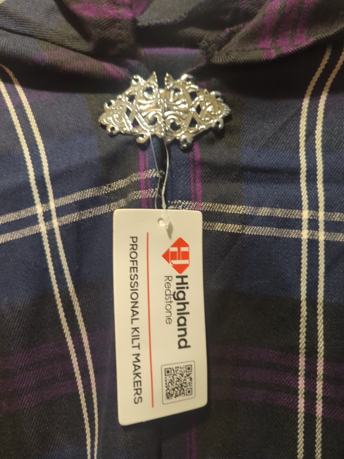 Scottish Tartan Cloak Purple