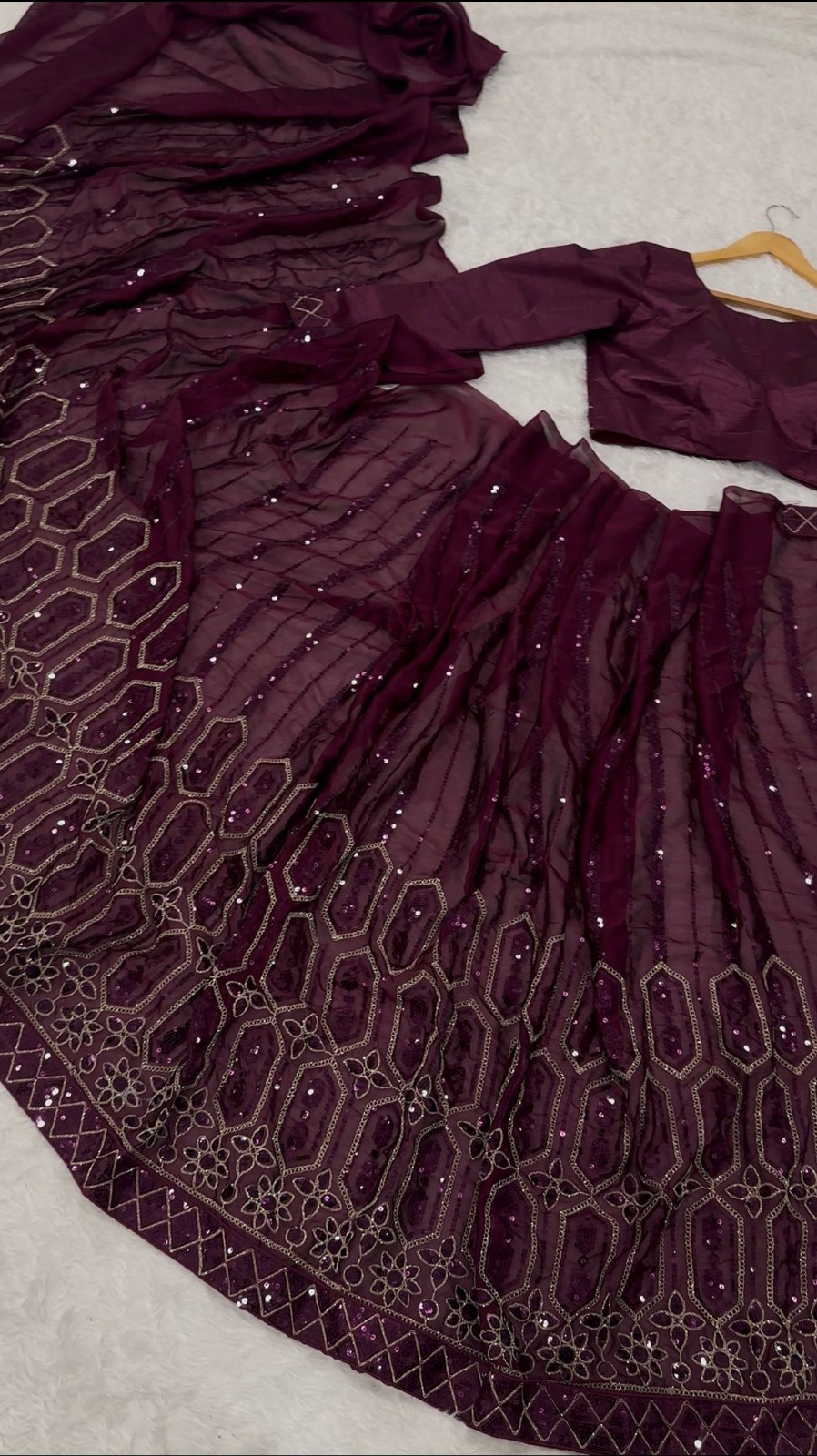 Bollywood Style Kasturi Silk Wine Saree With Blouse For Wedding & Party Wear