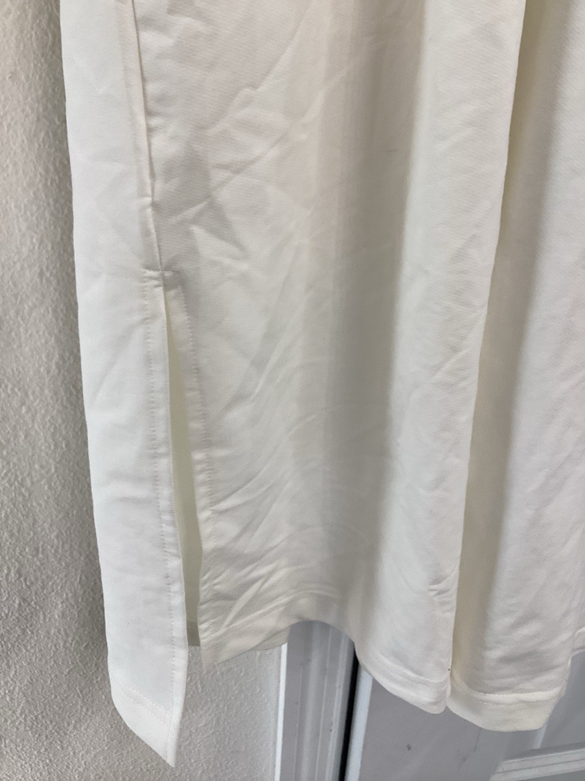 QABA’IL Thobe Unik With Hood XXL White Beige Modest Maxi Dress Abaya