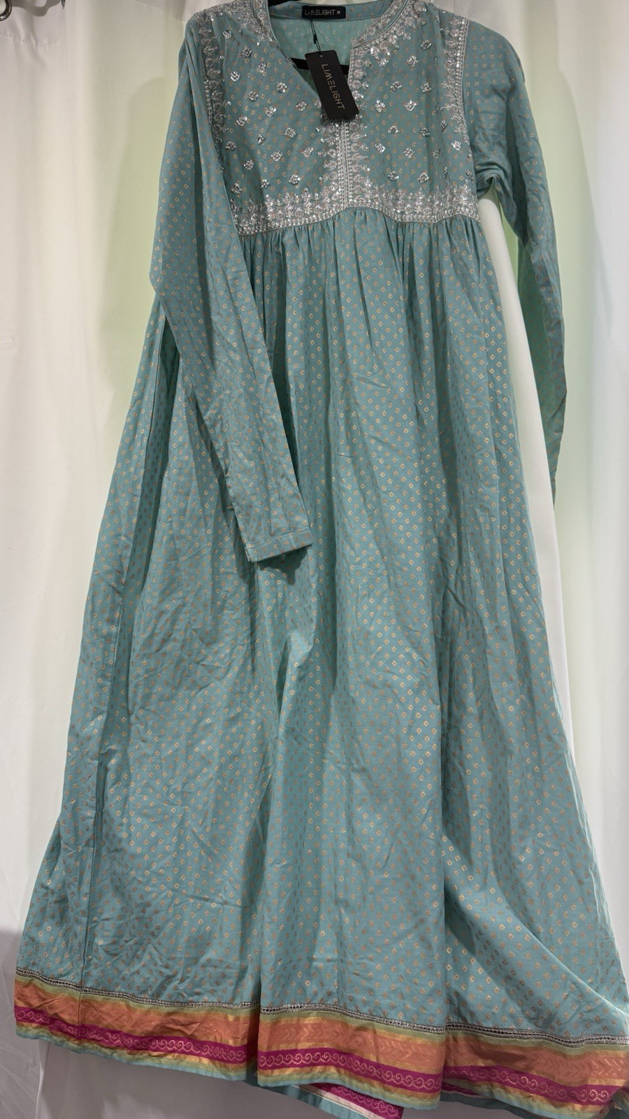 Pakistani Brand Lime Light Party Dress