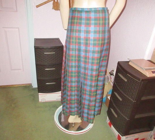 Geoffrey Tailor Highland Crafts Royal Mile Kilt L Scotland Heavy Wool Tartan EUC