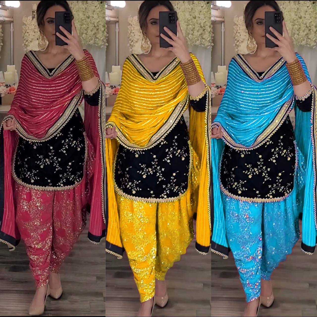 Indian Bollywood Designer Salwar Kameez suit Party Wear Wedding Pakistani Dress