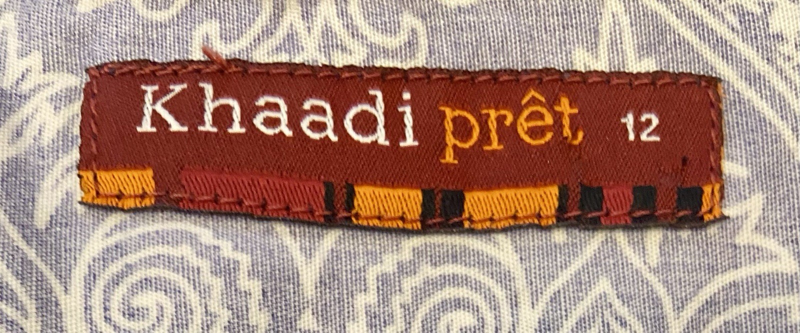 Khaadi Pret Cotton Lawn Kurta Women Kurti Dress Tunic Embroidered Ethnic Size 12