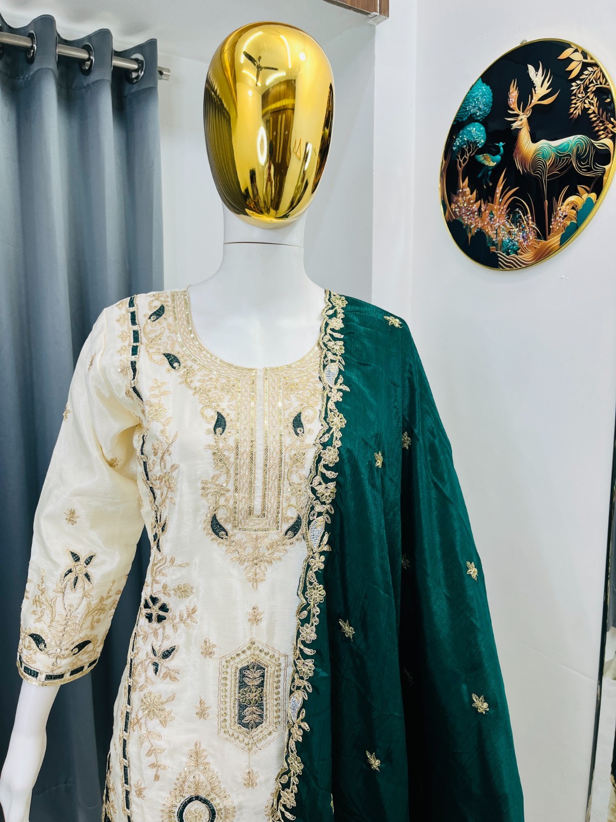 Salwar Kameez Indian Pakistani Wedding Party Dress Bollywood Palazzo Suit Wear