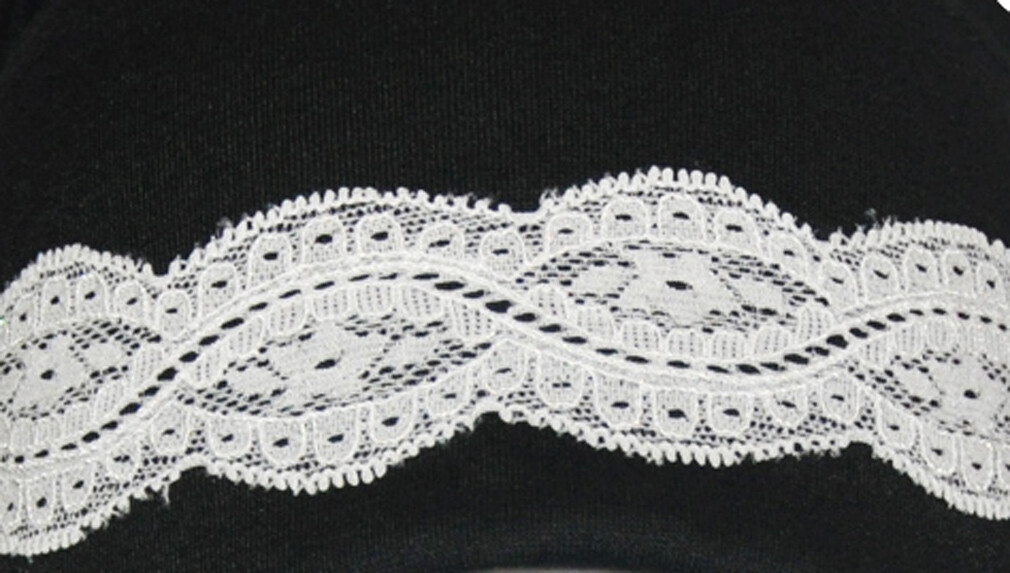 Lace Headband Al Amira Hijab Set (1 Medium Al Amira Hijab and 1 Lace Headband)