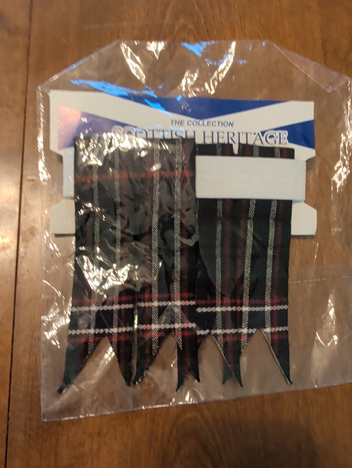 Scottish National Tartan Kilt Hose Flashes for Men NEW