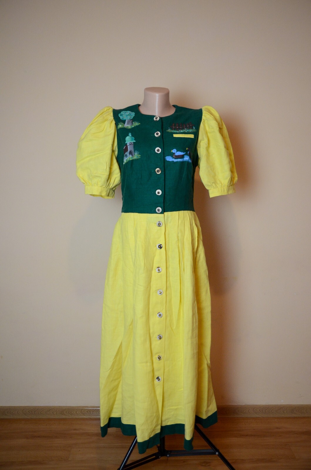 SPORVALM women national Dirndl Australia dress with apron size38