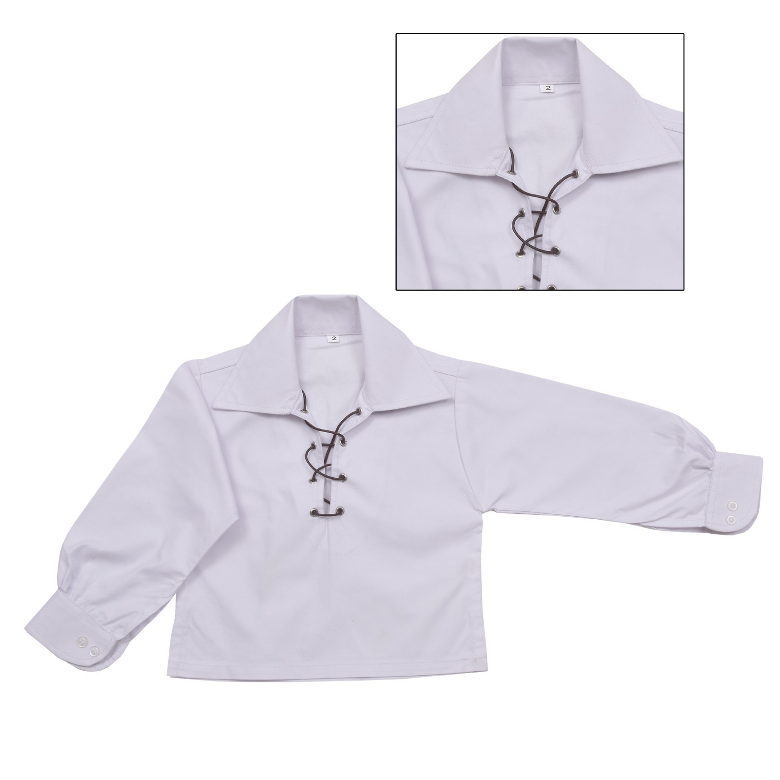 CHILDREN’S DELUXE GHILLIE SHIRT Kids Boys ghillie shirt – WHITE , CREAM OR BLACK