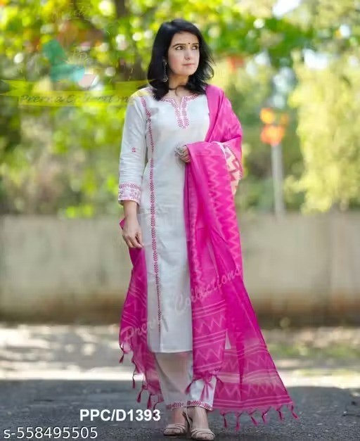 Indian Salwar Kameez Suit Readymade 3Pc Women Party Wear Dress Dupatta