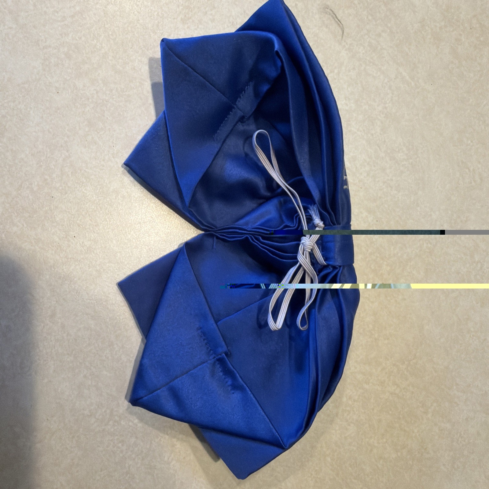 Mariachi Bow Tie,ROYAL BLUE With A Horseshoe and Horse Embroidered / Moño Charro