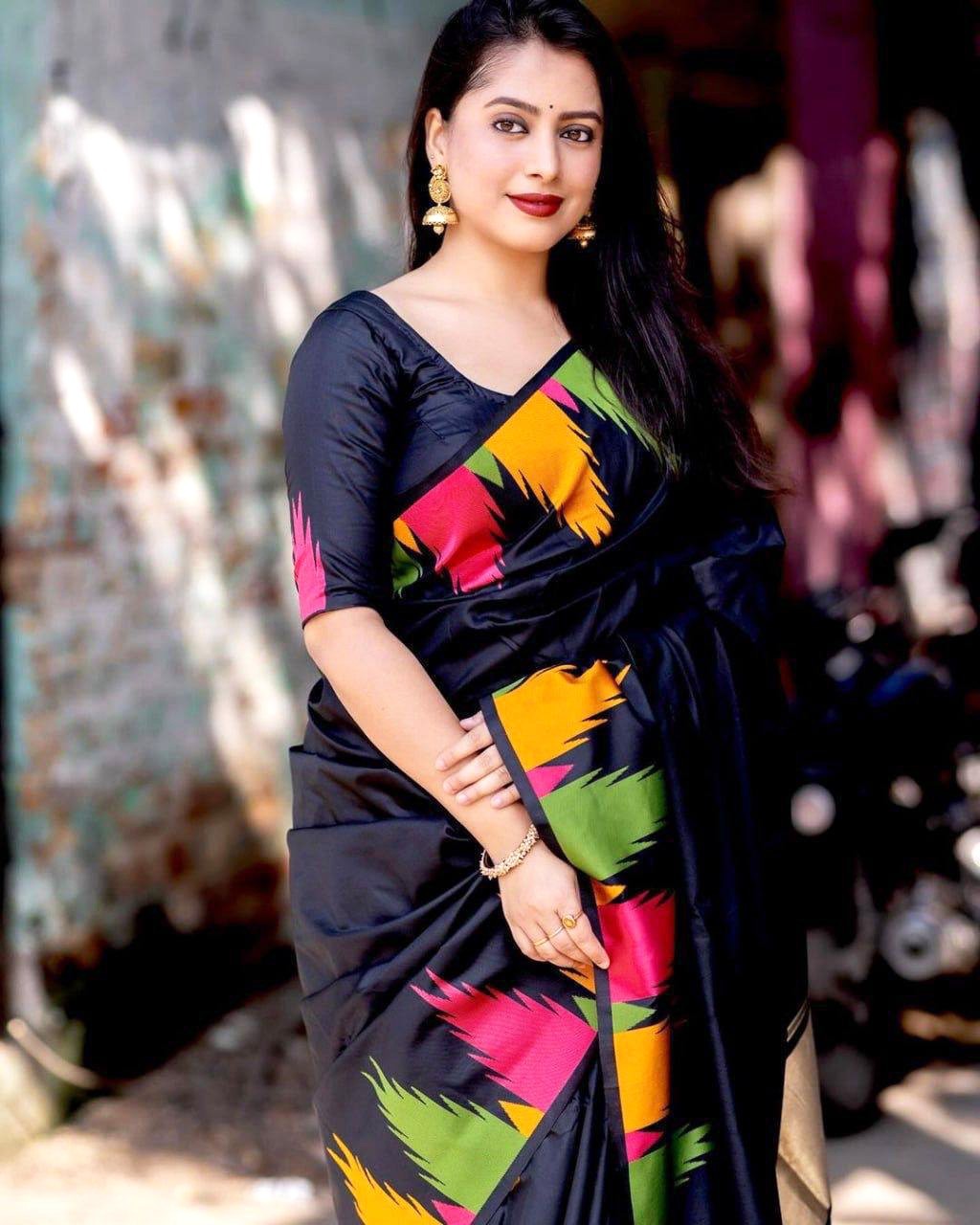 Designer Sari Bollywood Bridal Silk Saree Blouse Ready made South Indian Ethnic