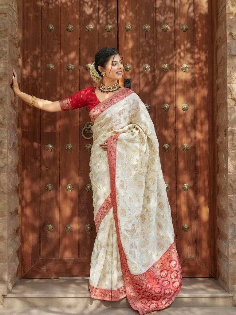 Fancy Georgette Party Saree Indian Sari Designer Wear Wedding Blouse Traditional