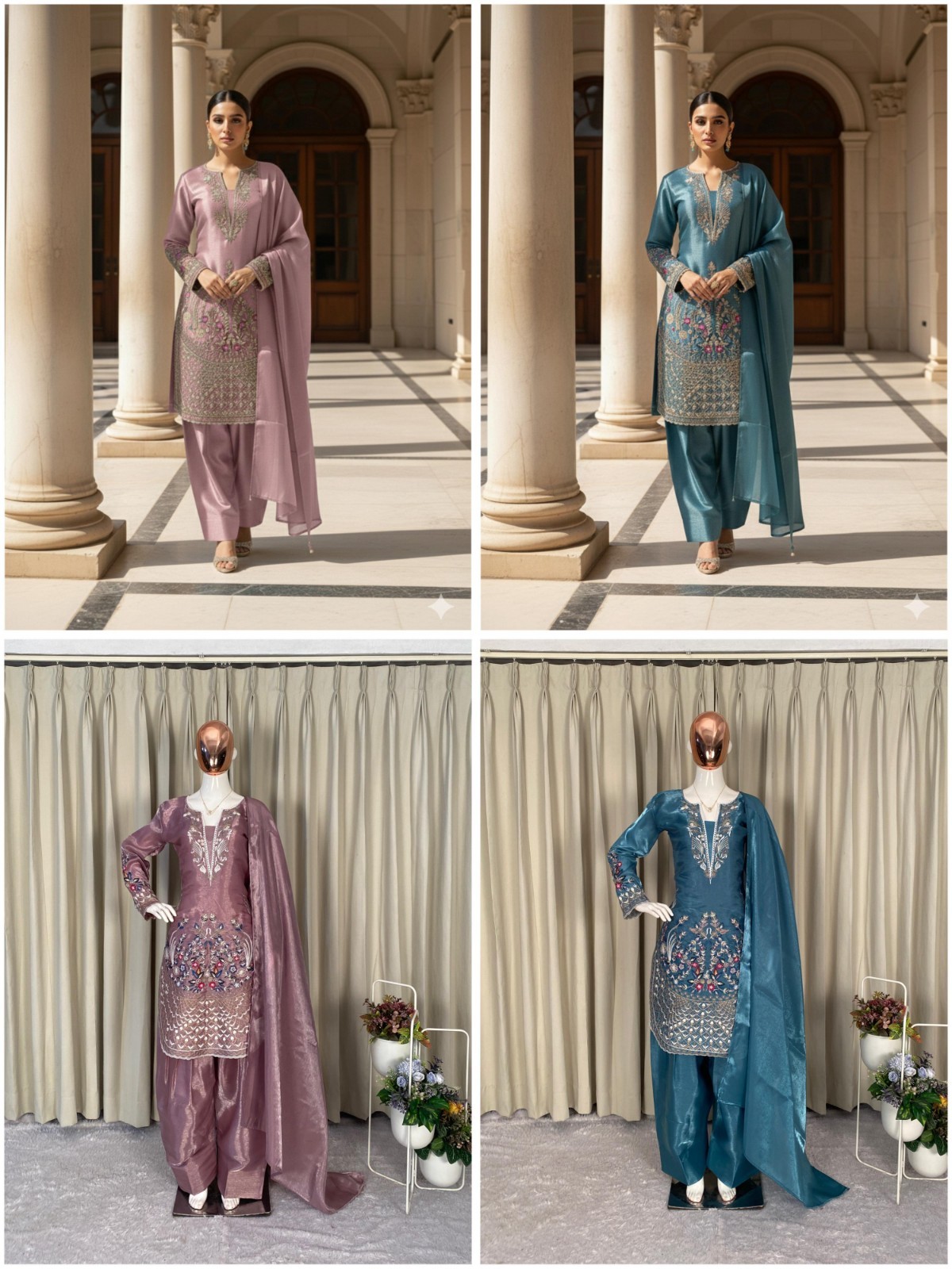 Latest designer farshi shalwar suit women ethnic pakistani party wear wedding