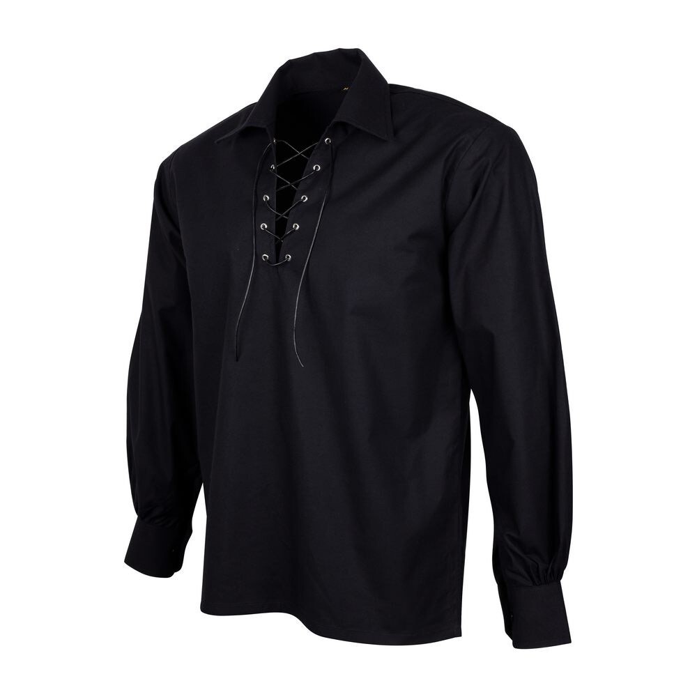 Scottish High Quality Jacobite Ghillie Shirts kilt shirts Men’s Jacobean shirts
