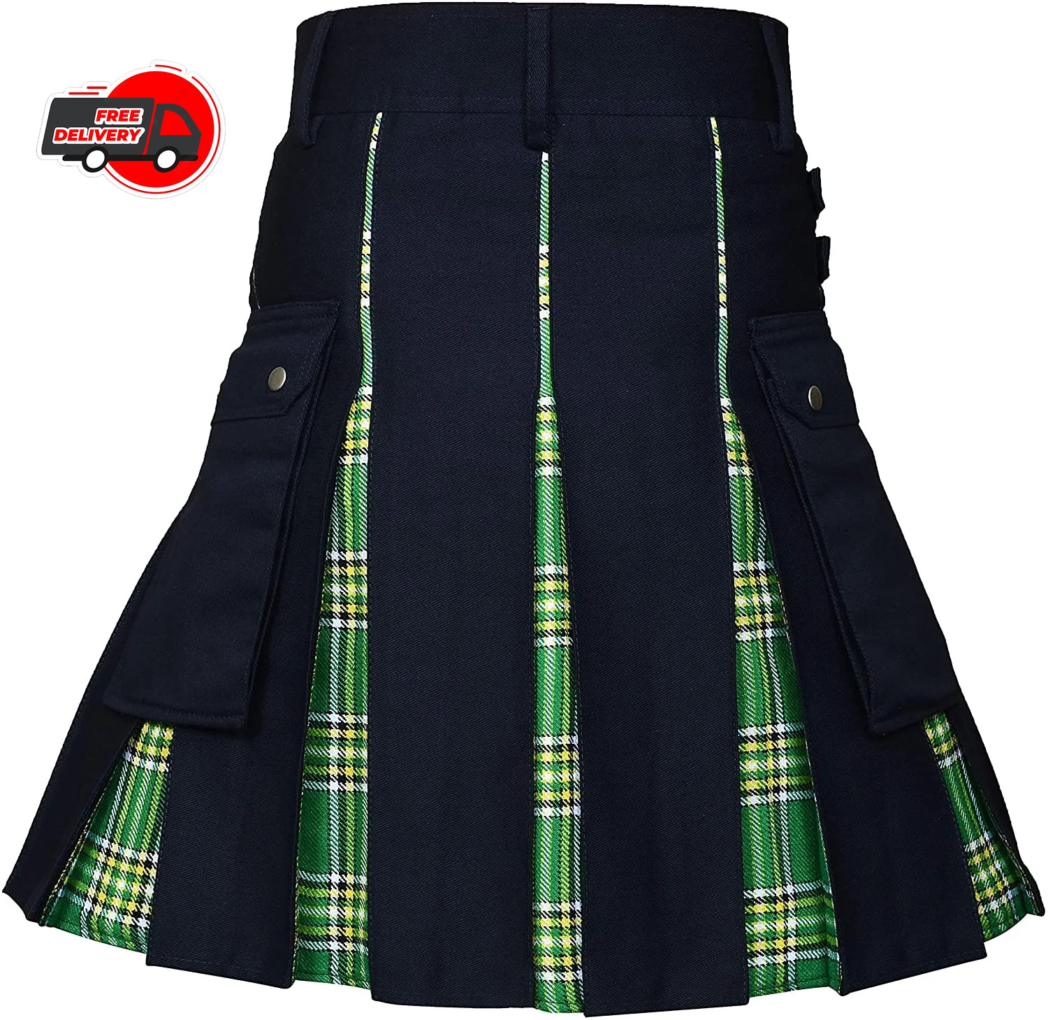 Utility Kilt Kilts Men’s for Men Modern Hybrid Cotton & Tartan Kilts Scottish