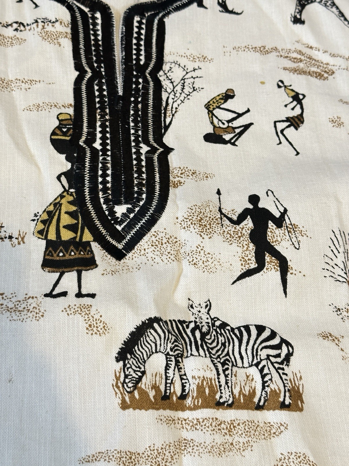 Kitenge Naivas Mens Size XXL Dashiki African Shirt Short Sleeve