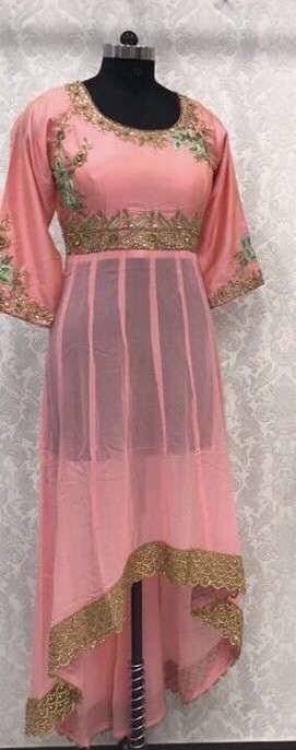 Indian pakistani party wear long anarkali suit long dress