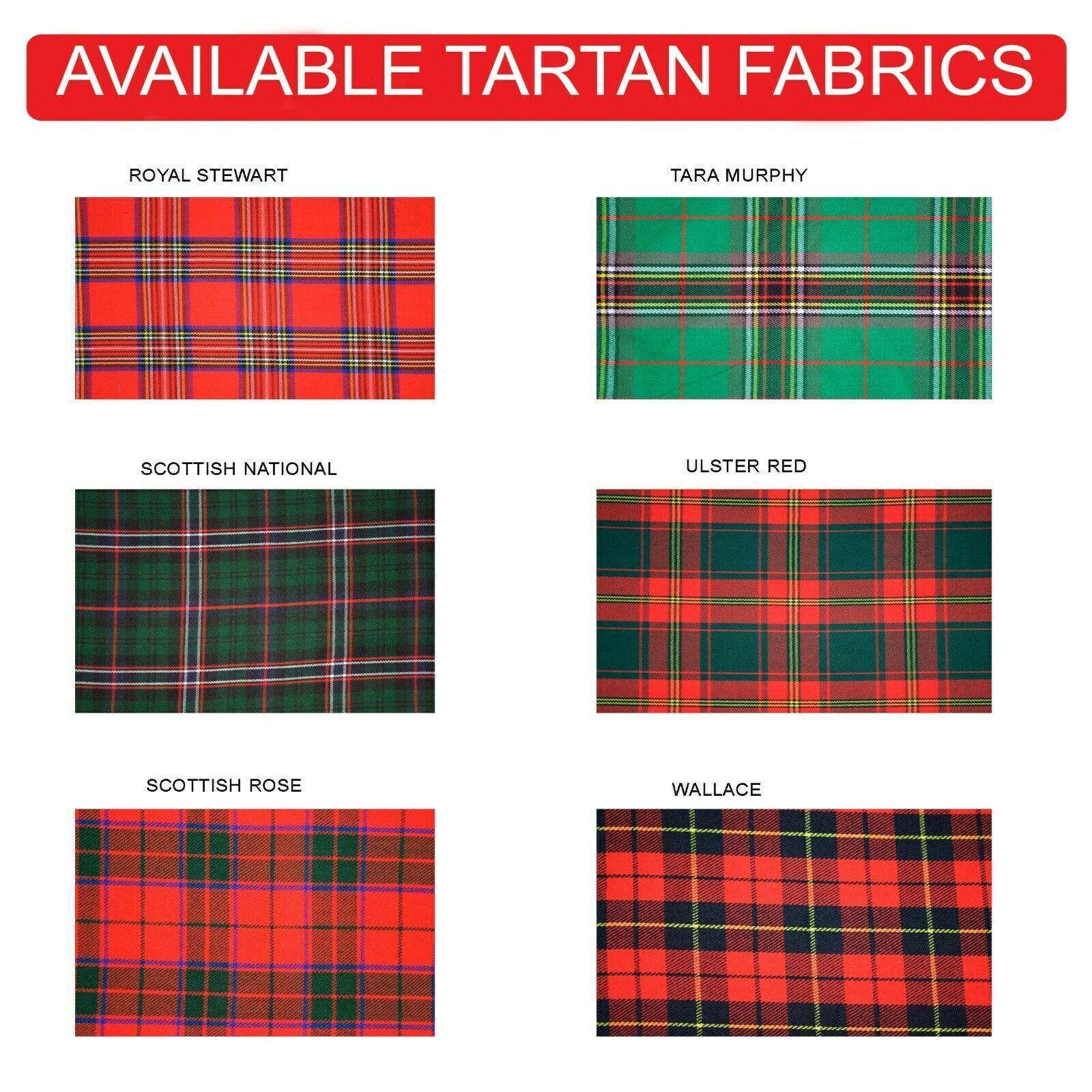 Traditional Highland Great Kilt Scottish 6 Yards Men’s Great Kilt In 50+ Tartans