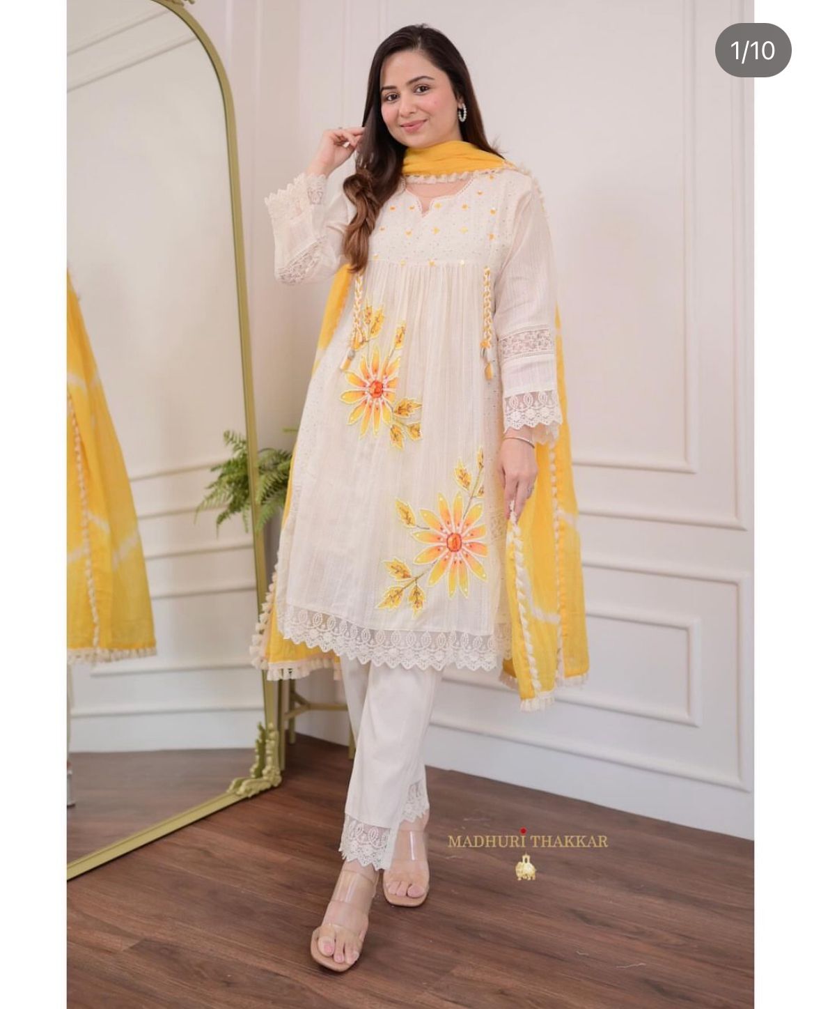 Fully Readymade Indian Festival Wear Kurta Pant Set Salwar Kameez Fully Stitched
