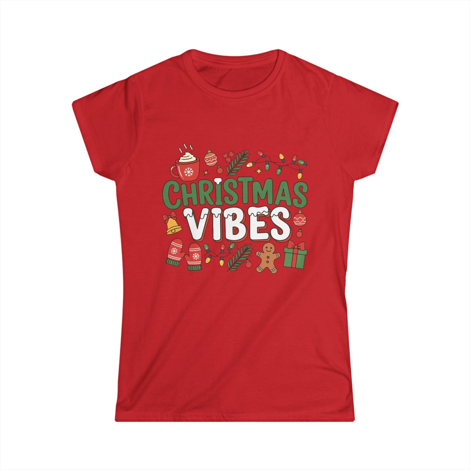Christmas Vibes Women’s T-Shirt | Festive Holiday