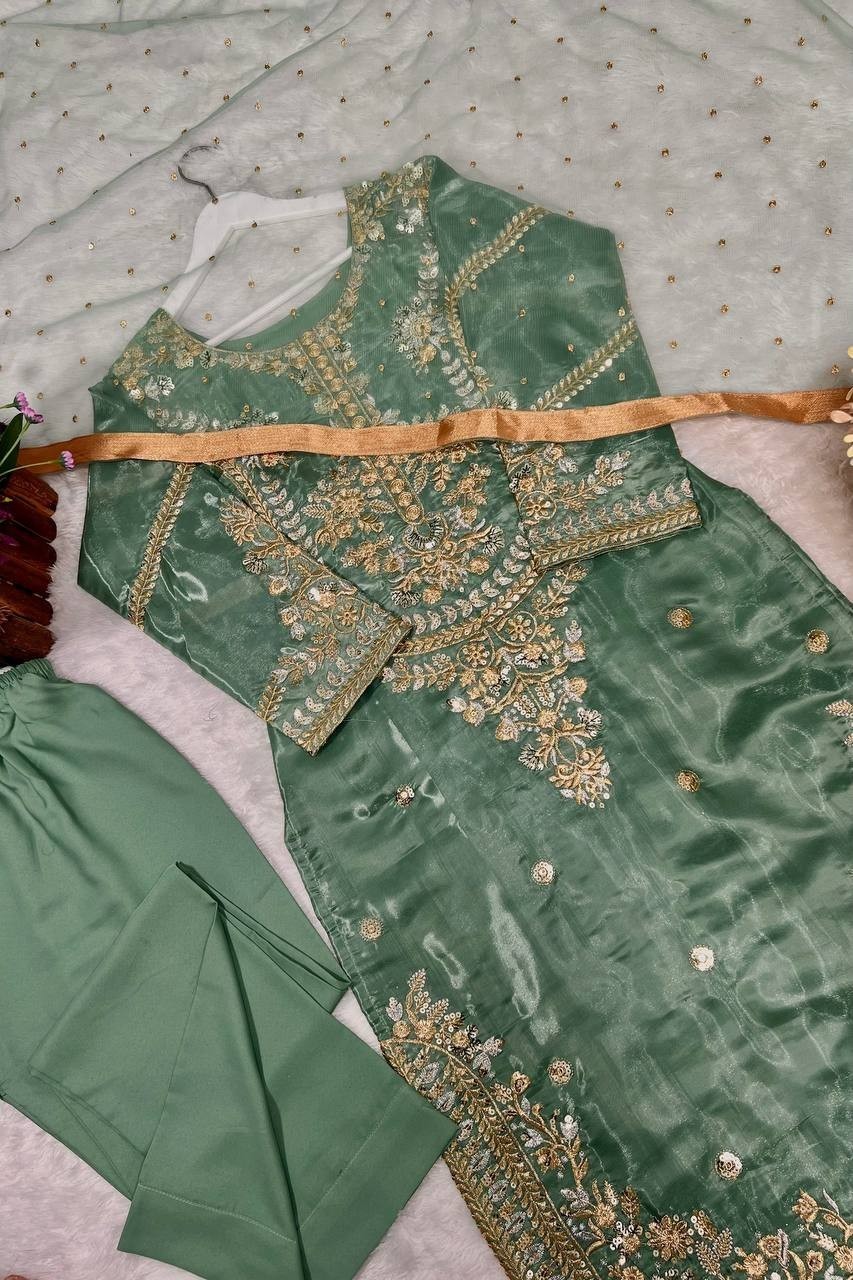 New Indian Bollywood Plazzo Suit Ethnic Pakistani Salwar Kameez Designer Wedding