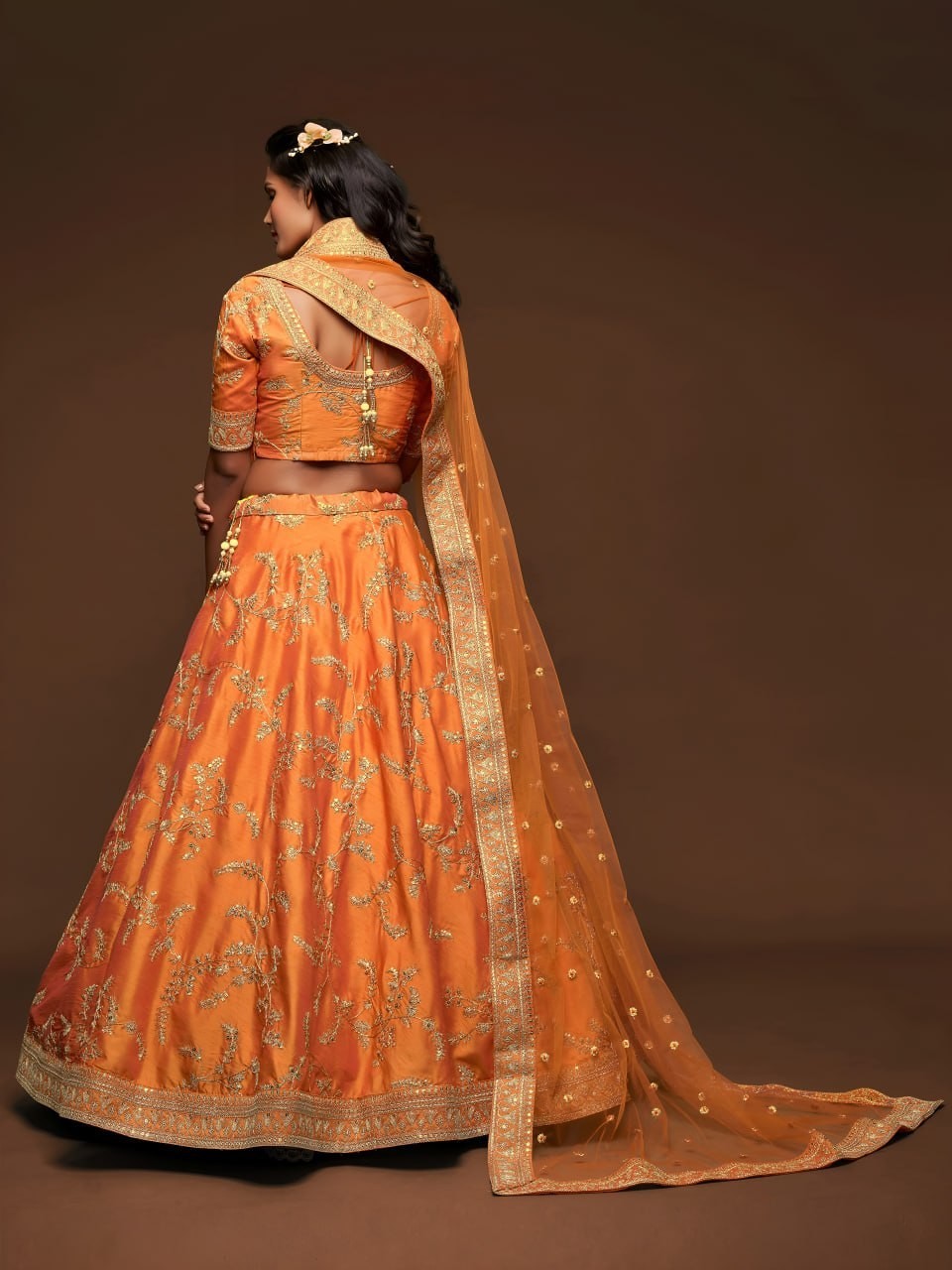 Bollywood Bridal Lehenga Choli Luxury Wedding Reception Wear