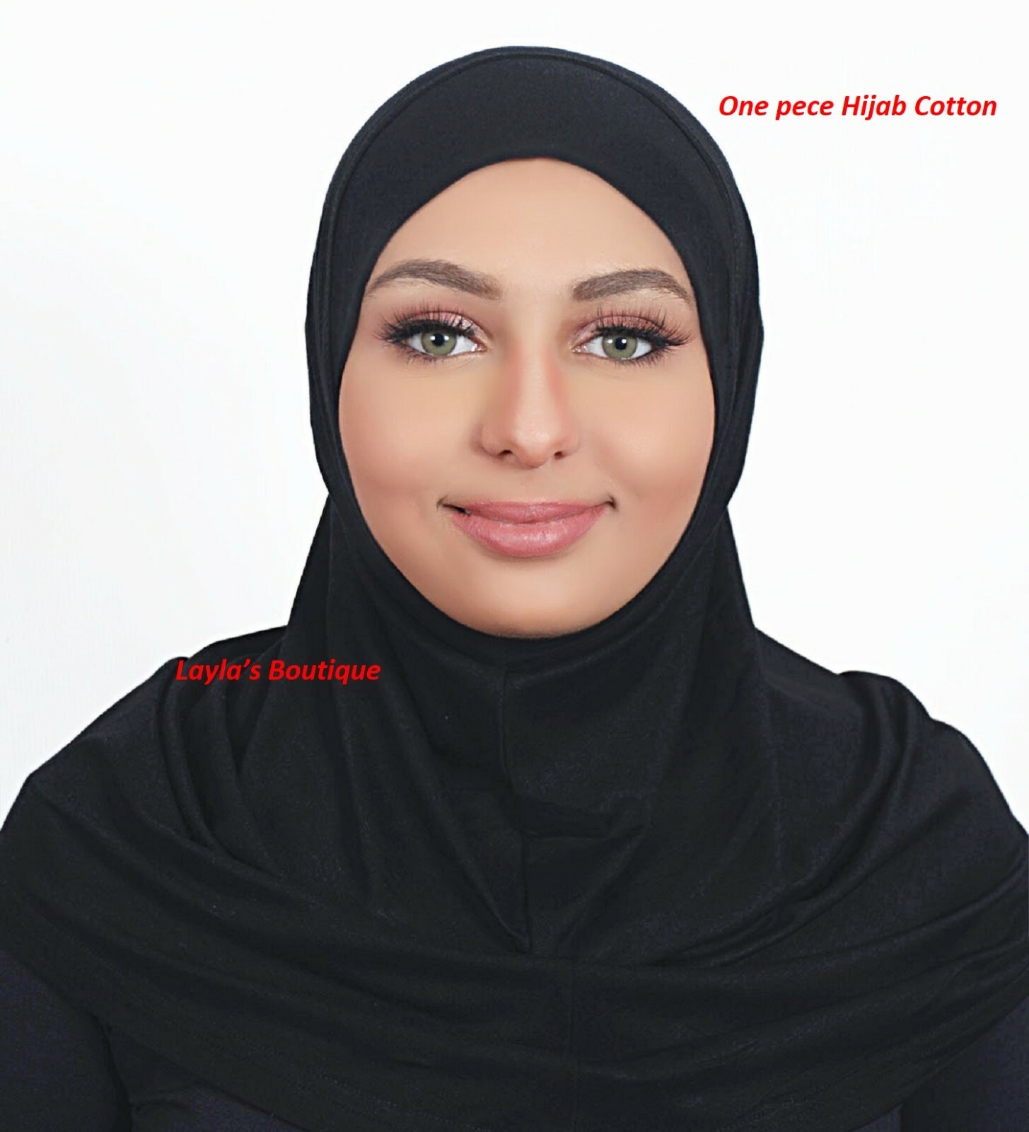 AL- Amira hijab-Women Muslim Cotton 1 Pcs Ameera Hijab 1 piece cotton