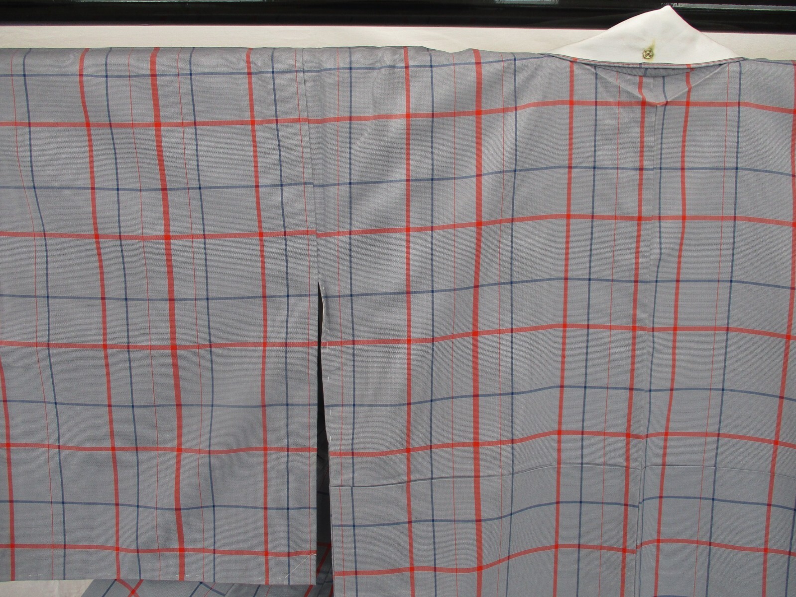 Japanese Vintage Kimono polyester gray expensive tradition Height 60.62in