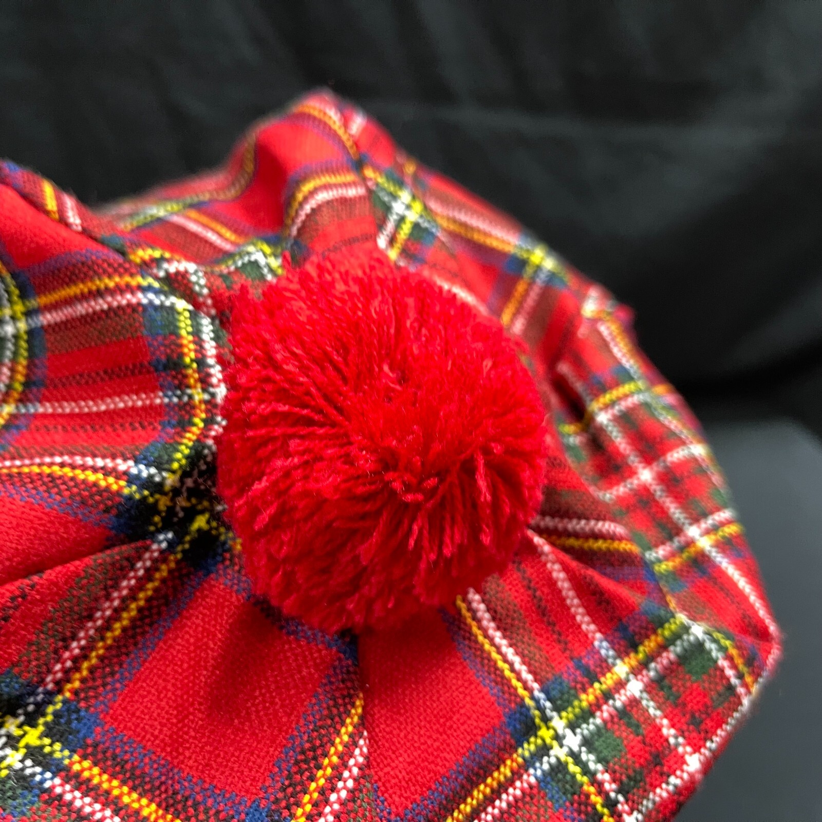 Scottish Traditional Tartanista Unisex Tartan Tam O’ Shanter Tammy Cap Red Plaid