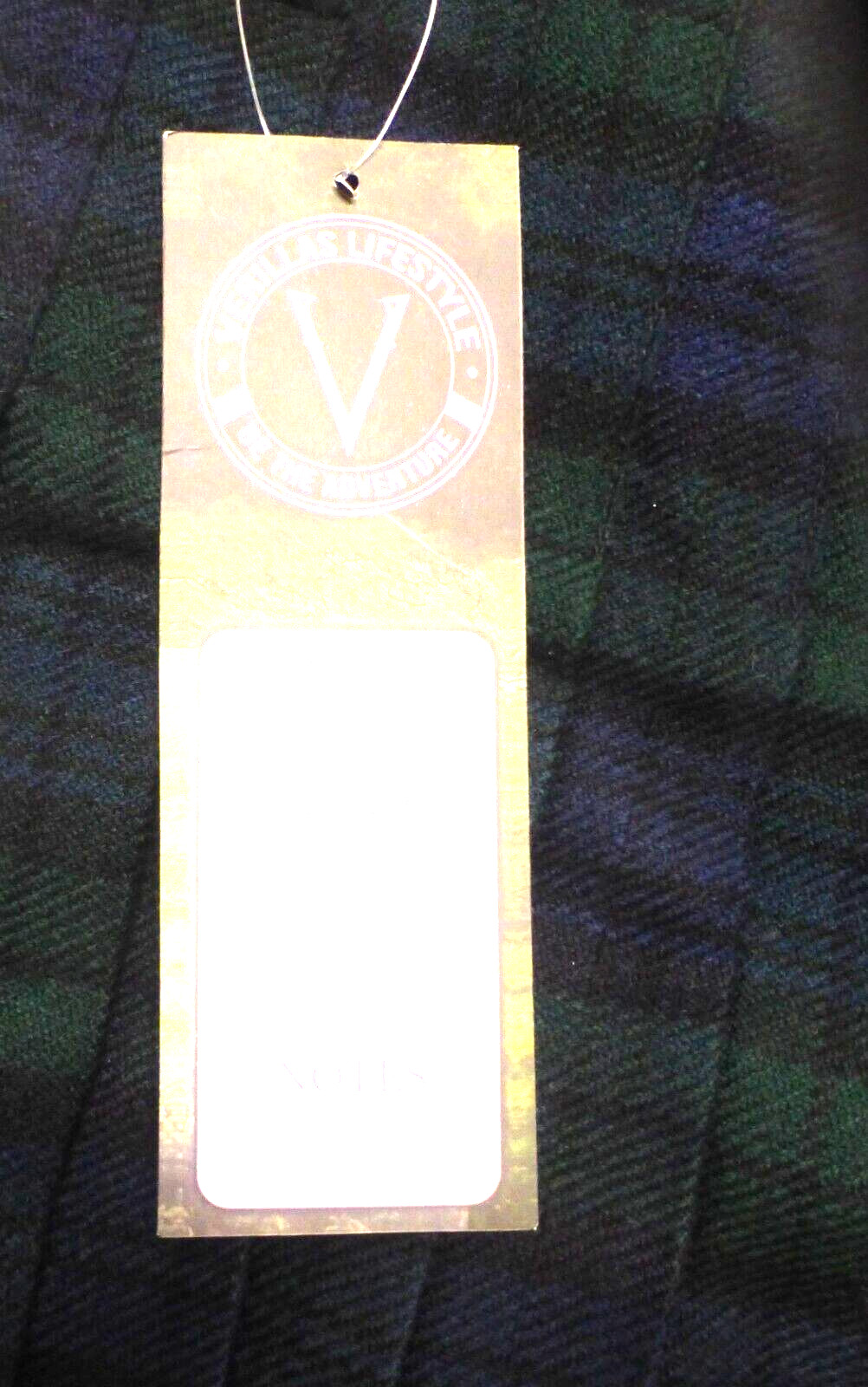 VERILLAS Men’s Kilt, Multicolor Green Blue Black, Size Medium, NWT