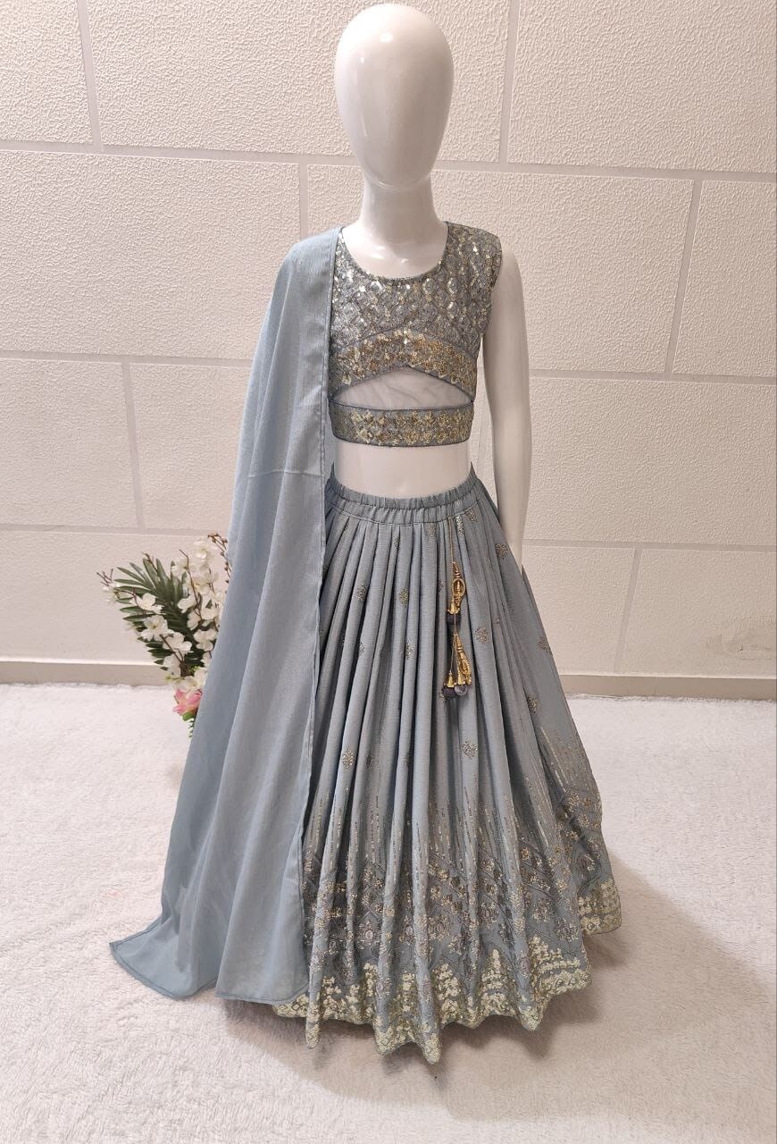 Readymade Kids Girls Lehenga Choli Party Wear Eid Indian Girls Designer Lehengas