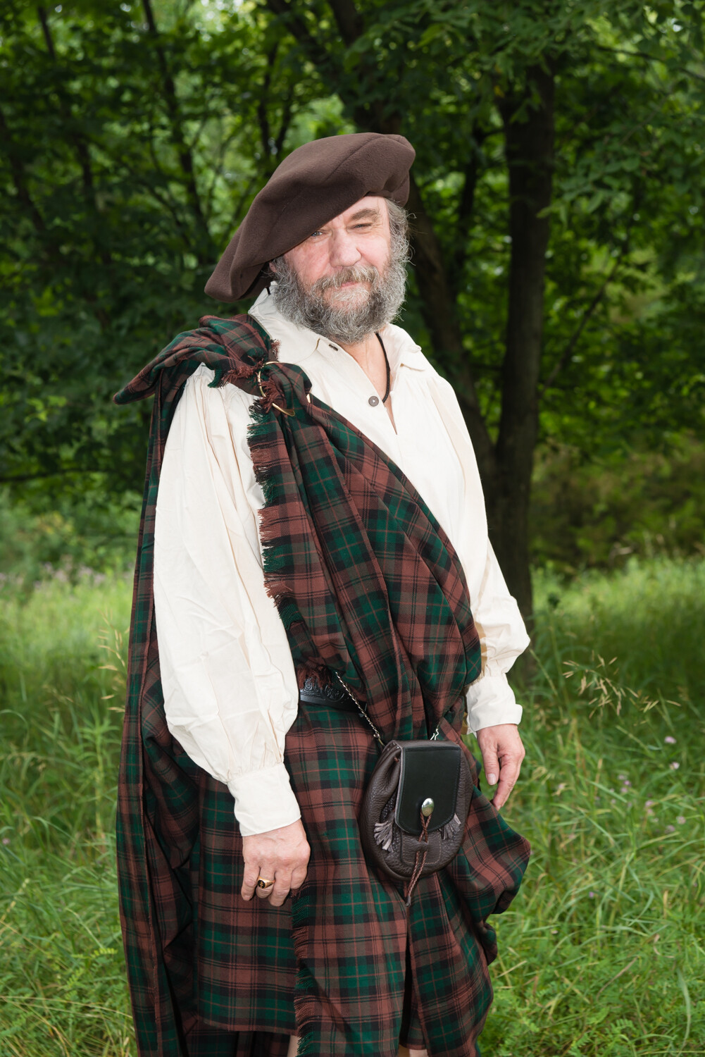Great Kilt – Homespun Wool-Blend Tartan – Handmade to Order