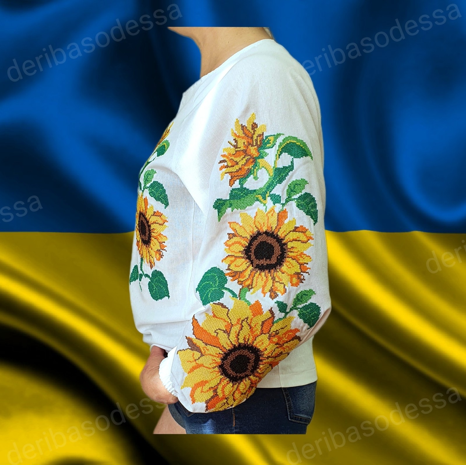 Traditional Ukrainian clothing,women’s embroidered blouse VyshyvankaS,M,L XL,2XL