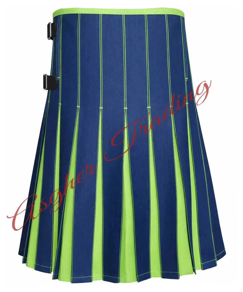 Scottish Handmade Traditional Cotton Hybrid kilt, Highland Men Custom Size kilts