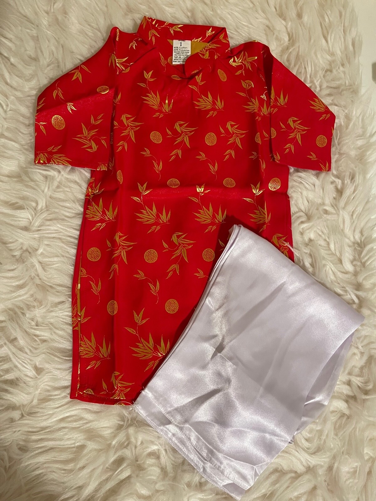 NEW Vietnamese Traditional Dress for kids Girls AO DAI TRE EM TET VIETNAM