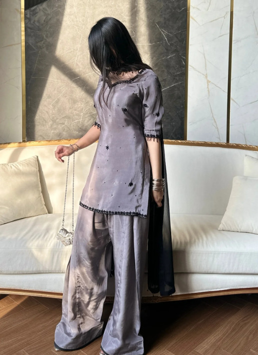 Pakistani Farshi Salwar Kameez Indian Bollywood Party Wear Salwar Suit for Eid