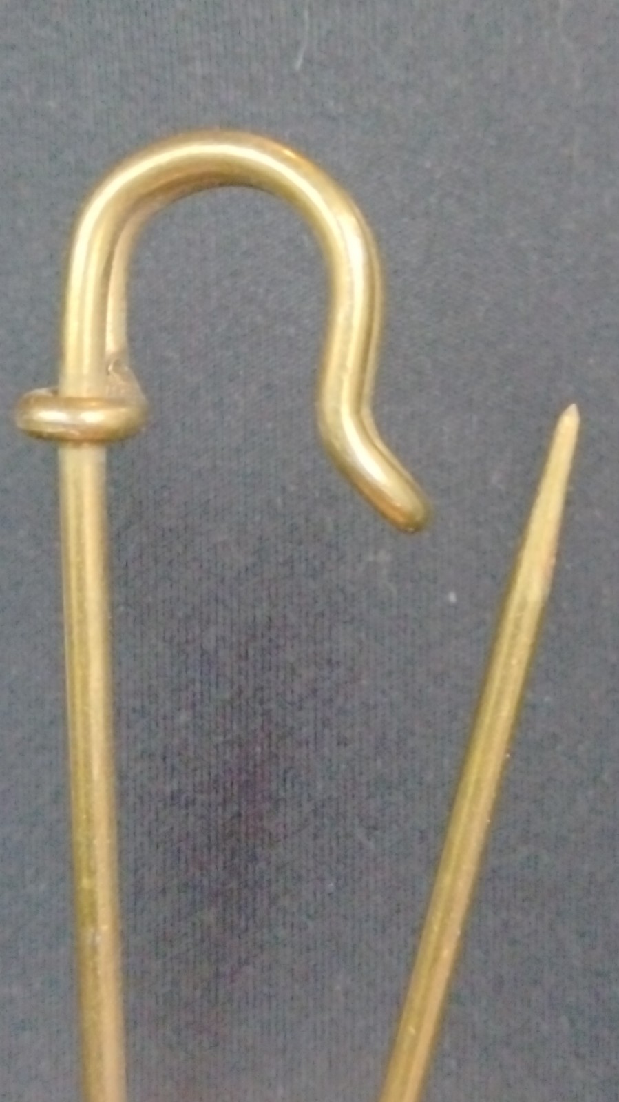Set of 5 Brass/Metal Traditional Large 3″ ( 1 is 2.5 inch) safety pins / Kilt?