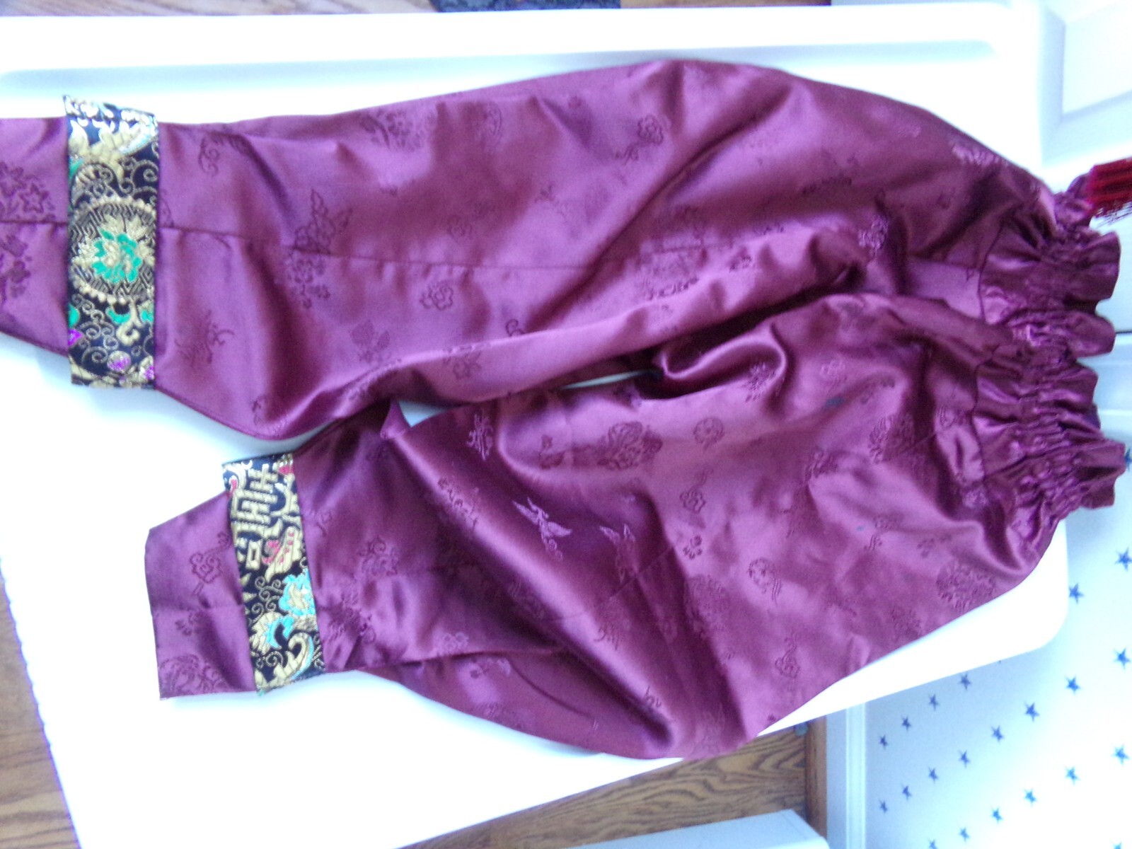 Korean Hanbok Size 3 Toddler Sz 3T Boys Set Traditional Ornate Dress Clothes Hat
